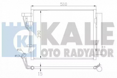KALE OTO RADYATOR 391600 -  Конденсатор, кондиционер